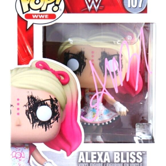 Alexa Bliss Signed "WWE" #107 Funko Pop! Vinyl Figure (JSA) - Picture 1 of 3